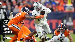 Josh Jacobs’ Best Plays From 160-Yard Game vs. Broncos | Week 11 | Raiders