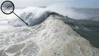 A SURFER'S WORST NIGHTMARE AT 60-70 FOOT NAZARE!