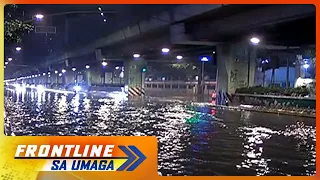 Ilang kalsada sa Metro Manila, binaha kasunod ng severe thunderstorm | Frontline sa Umaga