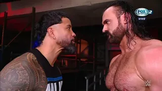 Drew McIntyre confronta a Jey Uso en Backstage - WWE Raw 11/09/2023 (En Español)