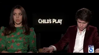 KTLA is with the cast of the new Child's Play