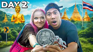 Surviving 3 Days Using Only 1 PESO (THAILAND EDITION) - DAY 2