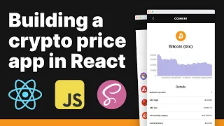 Building a crypto price app in React (Beginner React tutorial!)