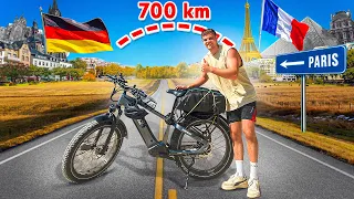 Schaffe ich es in 3 Tagen mit diesem Fahrrad 700 Kilometer nach Paris? - Selbstexperiment