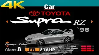 Gran Turismo 1 Toyota Supra RZ '96 4K Gameplay