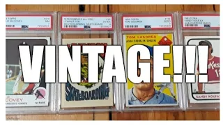 PSA 43 Card Vintage Submission Reveal!!! Koufax, Berra, Ryan, HOFers, More!!!