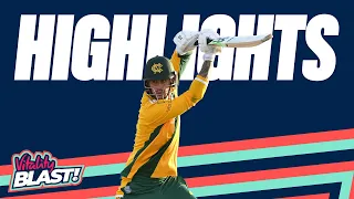 Alex Hales Scores Unbeaten 65 | Durham v Notts Outlaws - Highlights | Vitality Blast 2023