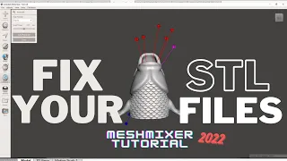 How to Repair STL/OBJ  Files | Meshmixer Tutorial | 3D Printing Guide for newbies