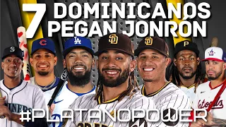 Fernando Tatis Jr, Machado, Teoscar, Oneil Cruz, Chris Morel, Polanco y Luis García pegaron jonrón