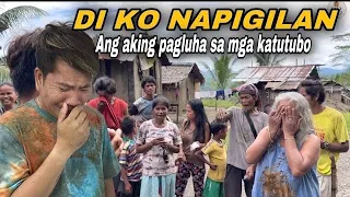 MGA KATUTUBO DI NA PIGILAN ANG PAG LUHA SA NATANGAP NILANG PERA MULA KAY PUGONG BYAHERO