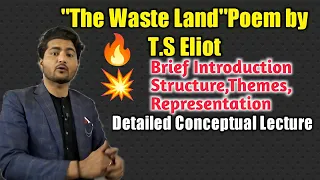 The Waste Land Poem by T.S Eliot| Introduction explanation structure themes in hindi urdu