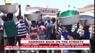 Hawkers back on streets after decongestion exercise