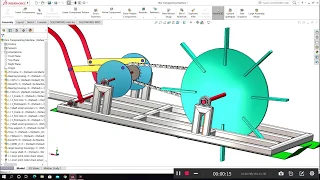 Rice Transplanting Machine Design & Simulation Dr.Sacoe #agriculture #mechanicalprojects #topproject