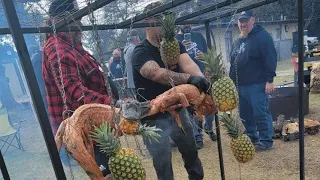 Texas Open Fire Meat Up! live fire on cooking on the Texas news! Canada represent!