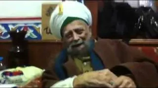 Nuru Muhammediye dergahi Sultanul evliya Seyh Nazim Kibrisi'yi ziyaret ederken