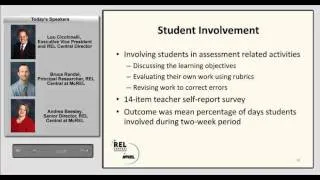 Classroom Assessment for Student Learning (REL Webinar Archive)
