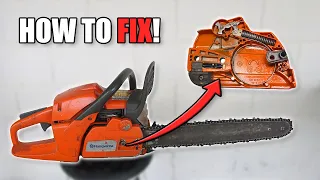 How to Fix a Stuck Chainsaw Brake