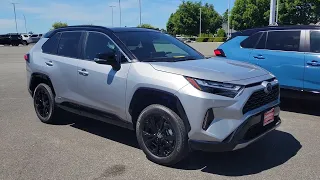 2023 Toyota RAV4 Hybrid XSE All-Wheel Drive in Silver Sky Metallic