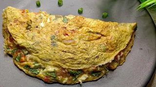 Masala Cheese Omelette Recipe|omelette recipe