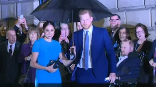 Harry and Meghan arrive for Endeavour Fund Awards ceremony | AFP