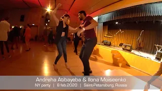 Andreha Atibayeba & Ilona Moiseenko || NY party 8 feb.2020