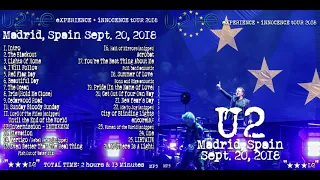 U2 - Experience + Innocence Tour - Madrid (2018/09/20)