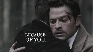 Dean & Cas • Because of you. [+15x18]