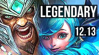 TRYNDAMERE vs GWEN (TOP) | 69% winrate, 18/2/4, 6 solo kills, Legendary | EUW Master | 12.13