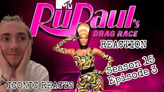 RuPauls Drag Race S15.EP.3 - All Queens Go to Heaven - Iconic Reacts