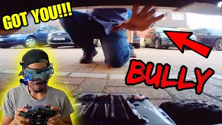 Hiding Under Crazy Guys Car with RC Car - In N Out Prank