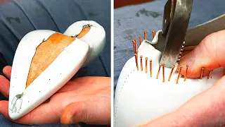 THE MOST SATISFYING SHOES MAKING || 5-Minute Decor Crafts With Shoes!