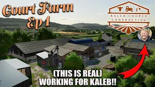 CLARKSON'S FARM | KALEB COOPER MESSAGED ME!!! FS22 | COURT FARM | Ep1 | PS5 Let’s Play.