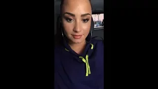 Demi Lovato On Instagram Live