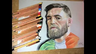 Конор Макгрегор, король вернулся/Conor McGregor- colored pencil (Post Malone - rockstar)|ARTSIDE