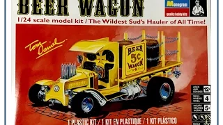 How to Build the Beer Wagon by Tom Daniel 1-24 Scale Monogram Model Kit #85-2453 Review