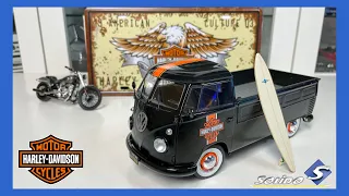 1:18 Volkswagen T1 Pick-up (Harley Davidson) - Solido [Unboxing]