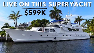 599.000 US-Dollar live auf dieser klassischen Superyacht in Florida