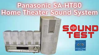 Panasonic SA-HT80 Home Theater Sound System Sound Test