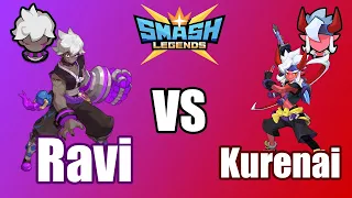 Kurenai Gets Destroyed Ravi VS Kurenai 1v1 - SMASH LEGENDS