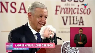 López Obrador reacciona a las frases de “Amlito” | Noticias con Crystal Mendivil