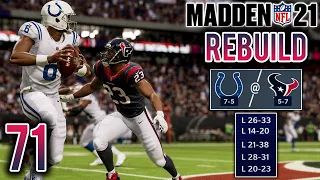 We Must Defeat Our Greatest Rivals - Madden 21 Franchise Rebuild | Ep.71