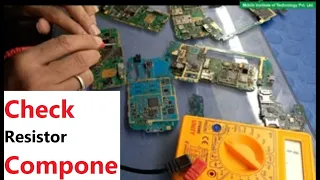 How to Check Resistor Component for Mobile Phone | Check Resistor Component