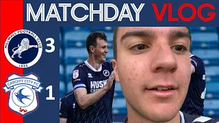 MILLWALL V CARDIFF CITY VLOG! ( CHAMPIONSHIP SURVIVAL CONFIRMED?! )