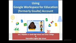 Introduction to Gsuite (Google Workspace) for Education and using it to access various Google apps