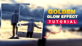 Golden glow effect tutorial 😲| Capcut video editing Instagram reels