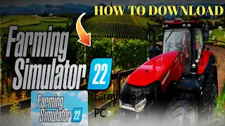 HOW TO DOWNLOAD FARMING SIMULATOR 22 PC GAME KESE DOWNLOAD KRE #farmingsimulator #fs22 #fs20