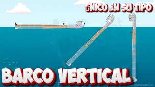 Barco Navega Verticalmente | FLIP | Plataforma De Instrumentos Flotante | Ciencias Del Mar