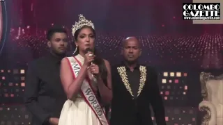 Mrs. World arrested for pulling crown from Mrs. Sri Lanka's head, allegedly causing injuries