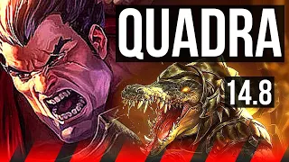 DARIUS vs RENEKTON (TOP) | Quadra, Legendary, 12/3/4 | EUW Master | 14.8