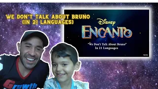 First time seeing Various Artists - We Don't Talk About Bruno (In 21 Languages) (From "Encanto")